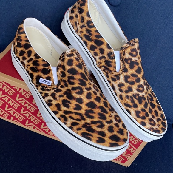 Vans Classic Slip-On Leopard Black/True White WMNS - Picture 9 of 16